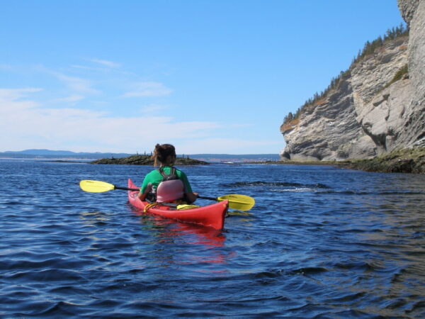 Kayak de mer guidé au Parc national Forillon Gaspé